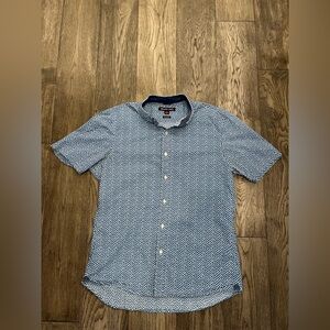 Michael Kors Blue Casual Button Down Shirt